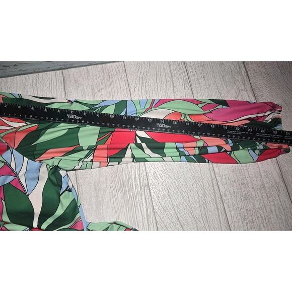 Boston Proper Palma Rainforest Sweetheart Ring Knit Top LARGE Sexy Boho Hippie - Picture 9 of 10